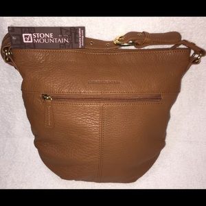 🔥LEATHER🔥NWT💕STONE MOUNTAIN 💕Crossbody Bag💕🌟